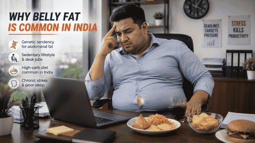 Why Belly Fat is Especially Common in India