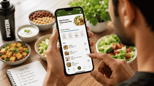 full high-protein Indian vegetarian diet plan