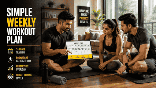 A Simple Weekly Home Workout Plan