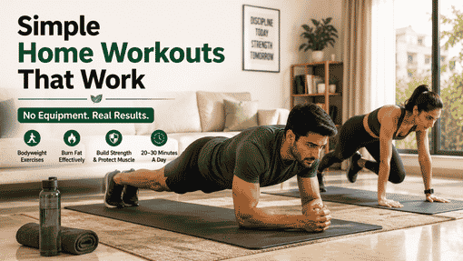 Simple Home Workouts With No Equipment