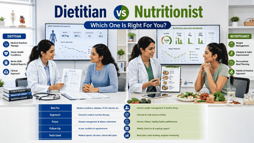 Dietitian vs Nutritionist vs Online Coach