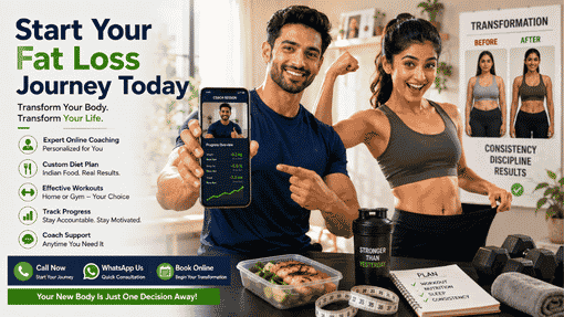 Online Fitness Coaching for Fat Loss in India TrainedByYVS
