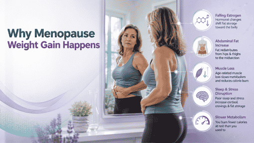 Why Menopause Weight Gain Happens