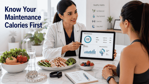 you need your maintenance level, the calories your body burns in a day