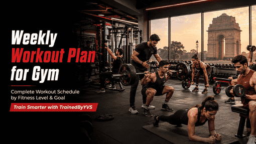 Weekly Workout Plan for Gym